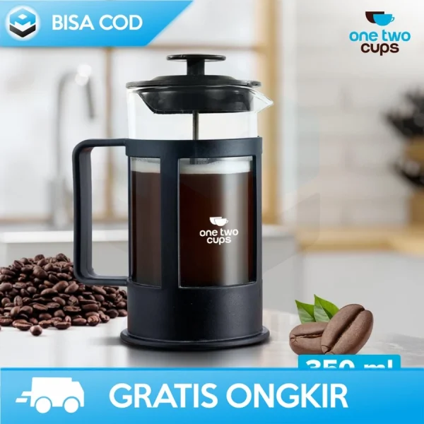 FRENCH PRESS COFFE MAKER POT TEKO KOPI SARINGAN STENLESS ANTI AMPAS